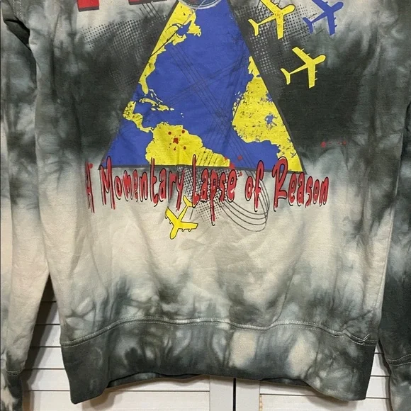 Pink Floyd Hoodie World Tour 87 Tie Dye Sweatshirt Size (34-36) S - Picture 6 of 8